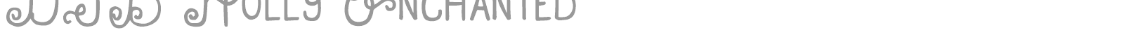 DJB Holly Enchanted font preview